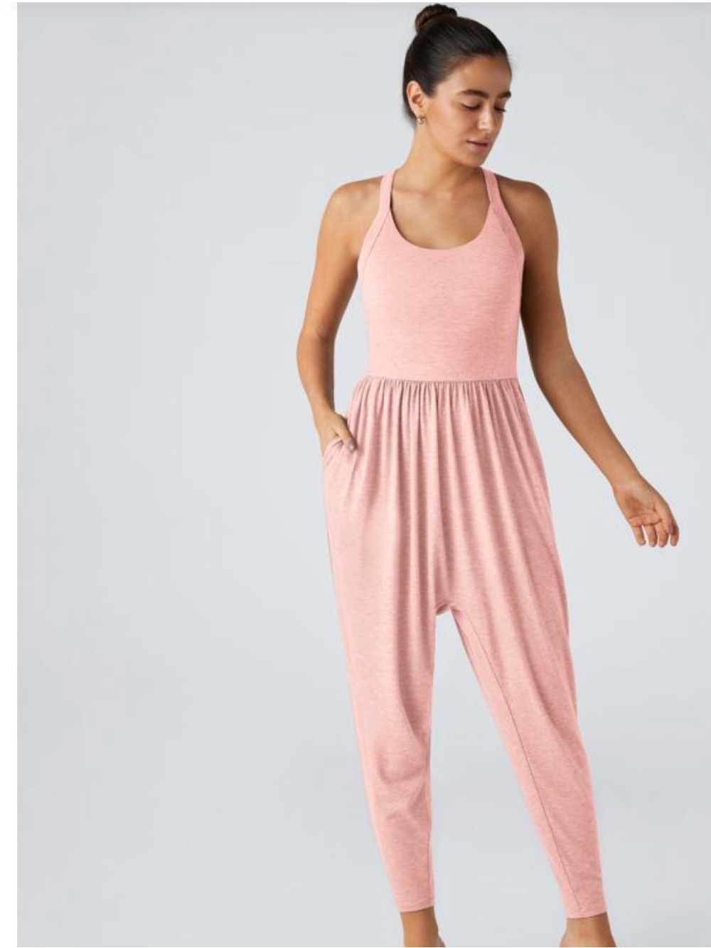 HALARA Creole Pink Sleeveless Jumpsuit